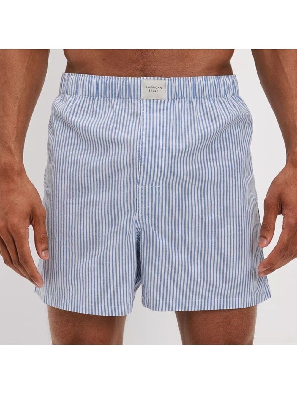 AE Men’s Classic Blue Stripe Stretch Boxer Short
